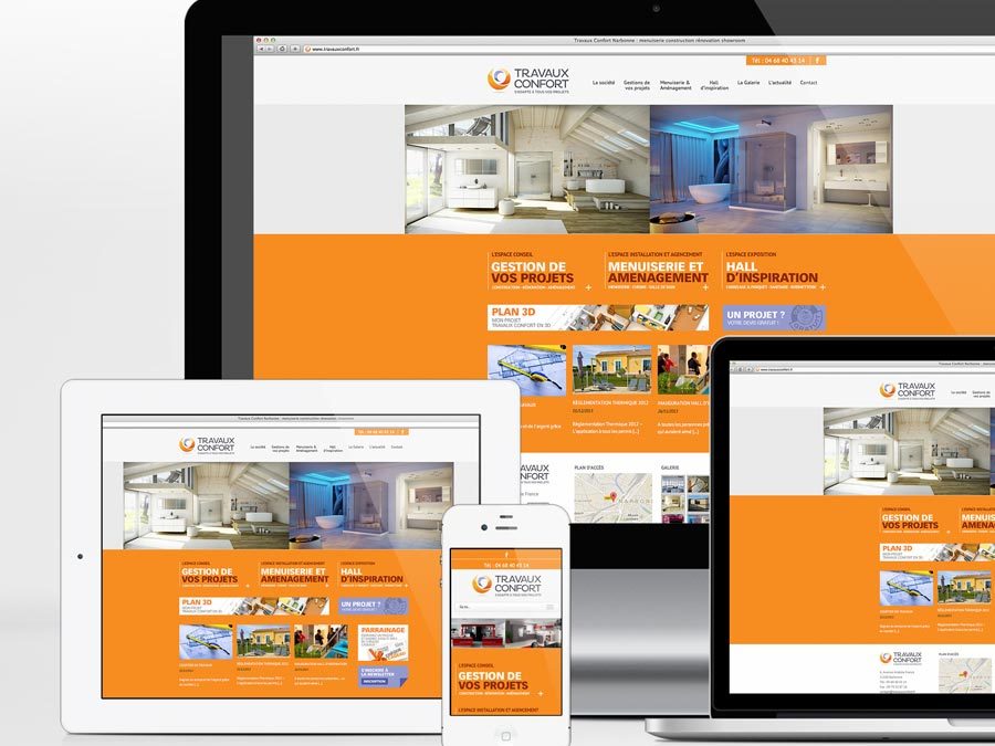 Travaux Confort – Site Web