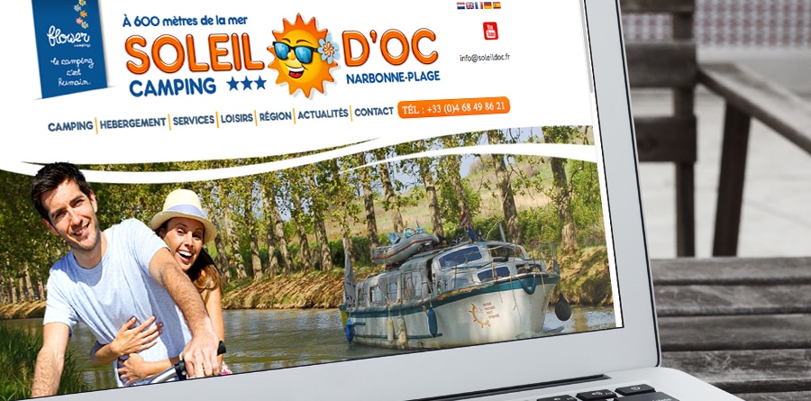 Soleil dOc – site internet