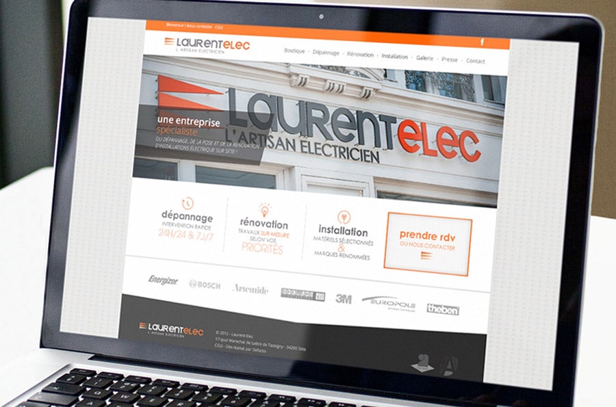 Laurent Elec – refonte de site internet