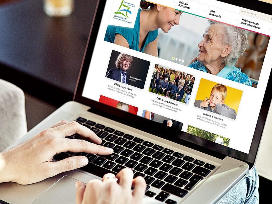 CIAS du Sud Minervois, création du site internet