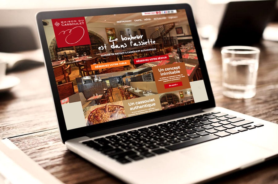 Maison du Cassoulet – Site internet