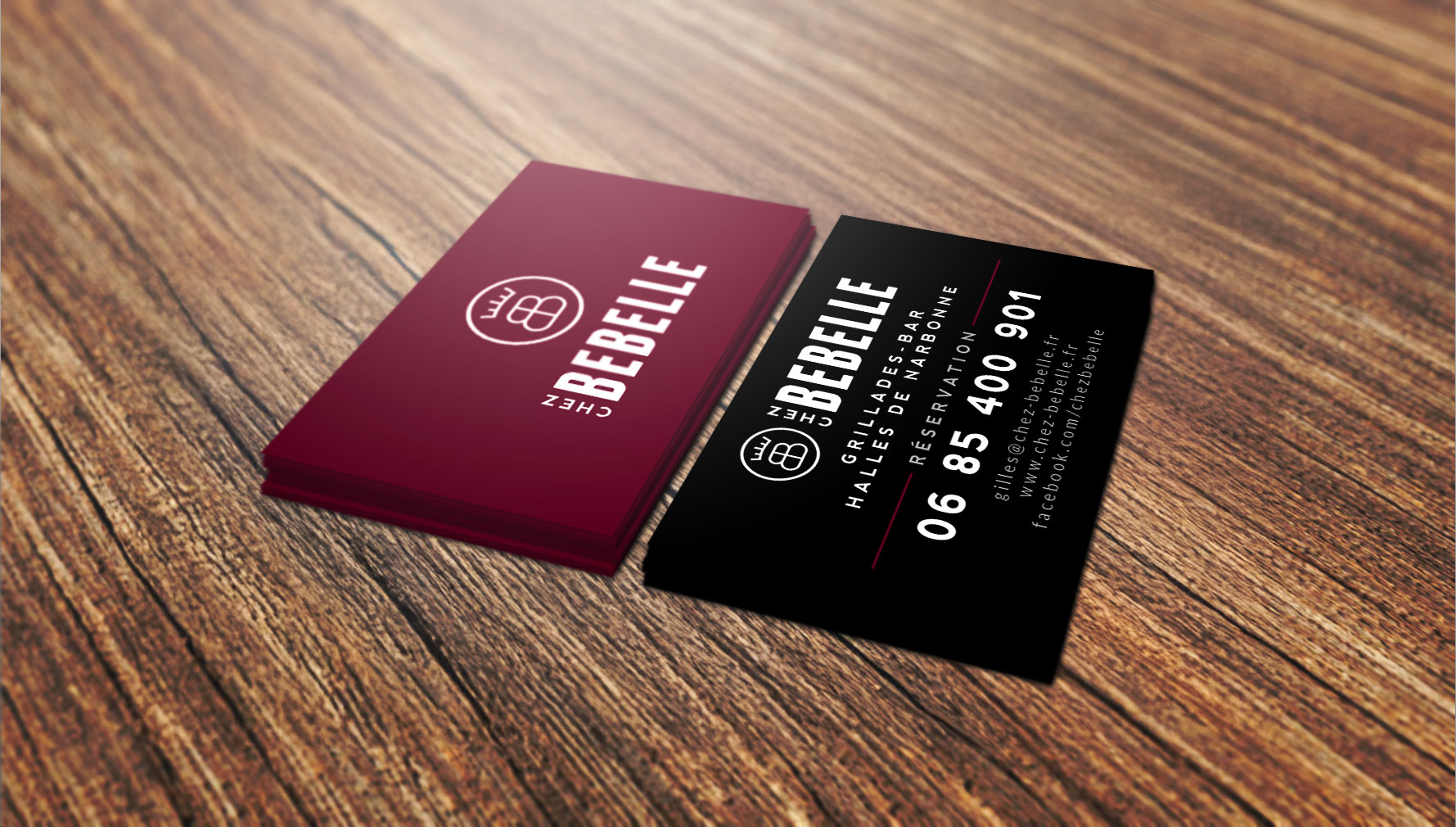 DEFACTO Design de marque - Mockup Design de Marque CHEZ BEBELLE