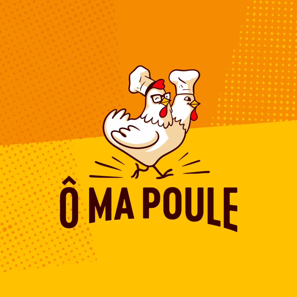 Defacto agence de communication narbonne creation de logo o ma poule