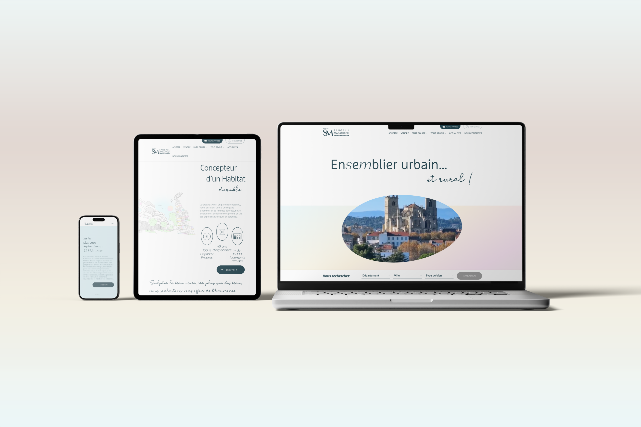 DEFACTO Design de marque - Mockup Digital Groupe SM